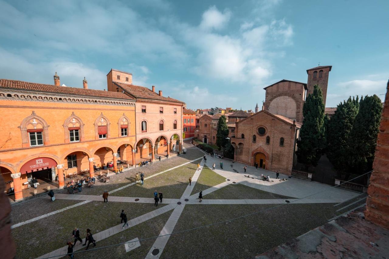 Piazza Santo Stefano Con Vista Lägenhet Bologna Exteriör bild